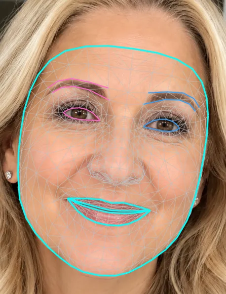 Gesicht analysiert